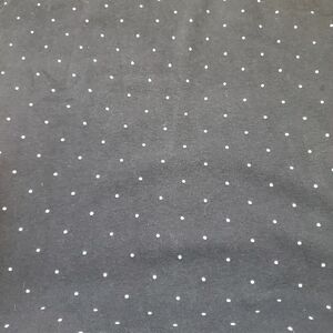 Black and White Polka Dot Babydoll Tee Shirt Cotton Stretch Ruffle Edges